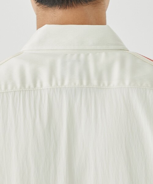 Needles(ニードルス)の「【Needles/ニードルズ】EX.Track Tape S/S Shirt(シャツ/ブラウス・メンズ・イエロー/キナリ/ブラック・L/M/S)」の11枚目の写真