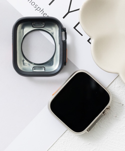 emonique(エモニーク)の「スマートウォッチケース Apple Watch カバー【41/45mm対応】(デジタル腕時計・レディース・ゴールド/ピンクゴールド/シルバー/グレー/ブラック・45/41)」の7枚目の写真