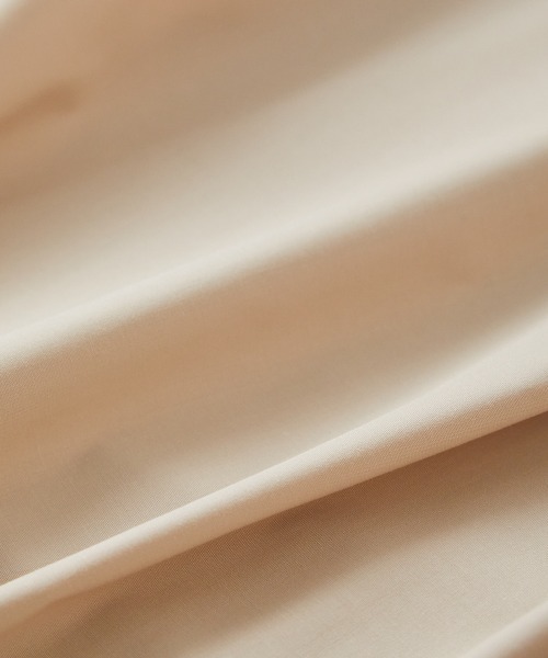 riziere（リジェール）の「バンドカラーリラックスシャツ（ボタン取り外し対応）（シャツ/ブラウス・キッズ・ホワイト/ベージュ/グレー/ブラック・90/100/110/120/130/140/150/160）」の6枚目の写真