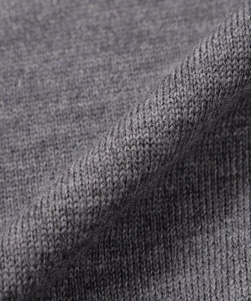 MACKINTOSH PHILOSOPHY（ﾏｯｷﾝﾄｯｼｭ ﾌｨﾛｿﾌｨｰ）の「ハイゲージ天竺 ニットポロ（ポロシャツ・メンズ・グレー系その他2/ダークネイビー/ブラック・38/40）」の12枚目の写真