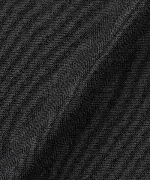 MACKINTOSH PHILOSOPHY（ﾏｯｷﾝﾄｯｼｭ ﾌｨﾛｿﾌｨｰ）の「ハイゲージ天竺 ニットポロ（ポロシャツ・メンズ・グレー系その他2/ダークネイビー/ブラック・38/40）」の13枚目の写真