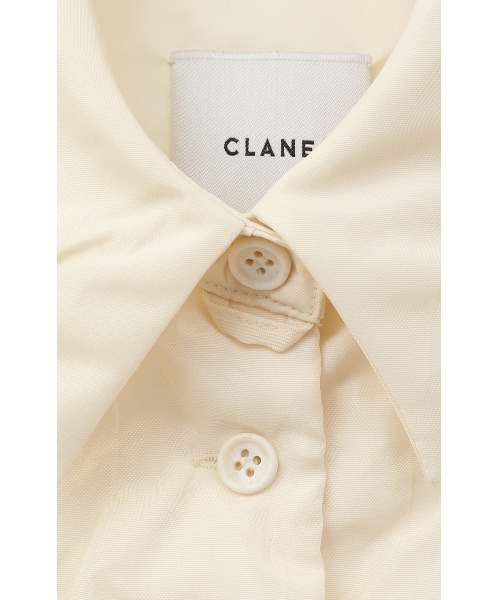 CLANE（クラネ）の「PADDED CRUMPLY SHIRT JACKET（その他アウター・レディース・アイボリー/ブラック・1/2）」の21枚目の写真