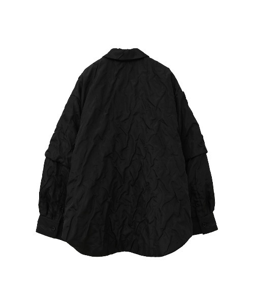 セール】PADDED CRUMPLY SHIRT JACKET（その他アウター）｜CLANE