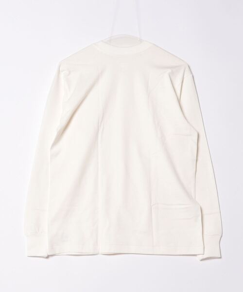 HANES(ヘインズ)の「【HANES/ヘインズ】SHIRO ロングスリーブTシャツ HM4-A201(Tシャツ/カットソー・メンズ・ホワイト・MEDIUM/LARGE/X-LARGE/SMALL)」の2枚目の写真