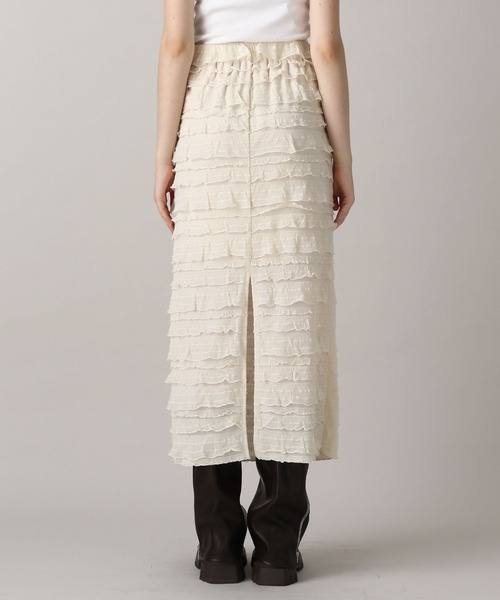 FOREVER 21（フォーエバー トゥエンティーワン）の「【2024FW】フリルＩラインスカート（スカート・レディース・ナチュラル/ブラック・SMALL/MEDIUM）」の12枚目の写真