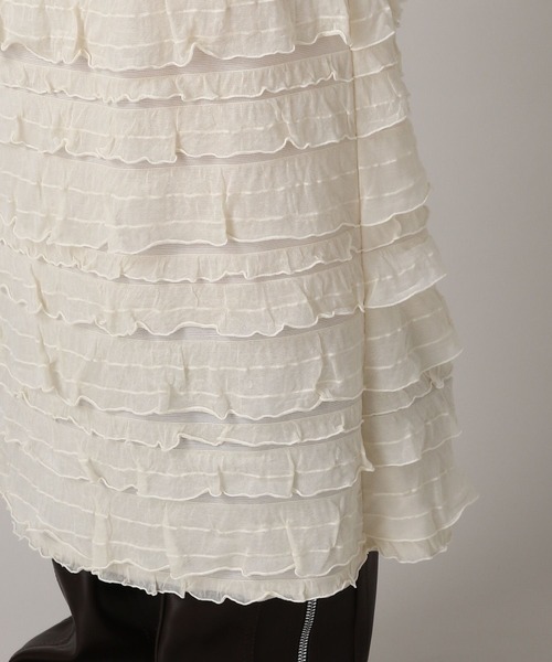 FOREVER 21（フォーエバー トゥエンティーワン）の「【2024FW】フリルＩラインスカート（スカート・レディース・ナチュラル/ブラック・SMALL/MEDIUM）」の16枚目の写真