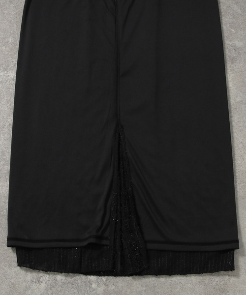 LAKOLE(ラコレ)の「スパンコールナロースカート / 151505(スカート・レディース・アイボリー/ブラック・FREE)」の8枚目の写真