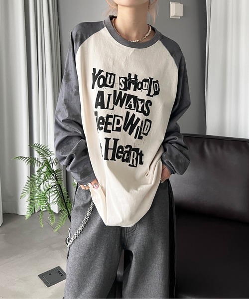 sedacle(セダクル)の「タイダイラグランロンT(Tシャツ/カットソー・メンズ・ボルドー/ブルーグレー/ブルー/ブラック系その他/チャコールグレー・SMALL/MEDIUM/LARGE)」の22枚目の写真