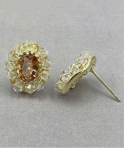 nicott（ニコット）の「NC:Crystal peccle Earring クリスタルペブルピアス（ピアス（両耳用）・レディース・B/A/C/D・FREE）」の4枚目の写真
