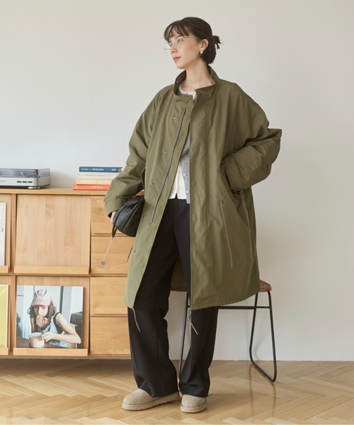 ANGIE(アンジー)の「【ライナーSET】モッズコート(モッズコート・レディース・ベージュ/ブラック/カーキ・FREE)」の6枚目の写真