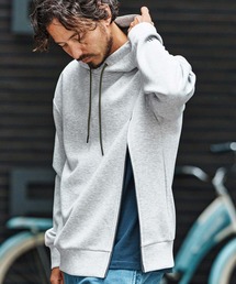 mpa3606-Zip Accent Cardboard Knit Parka パーカー