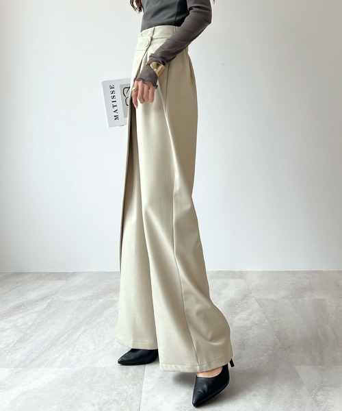 セール】【3サイズ展開】モードな雰囲気。デザインが効いてるウエスト