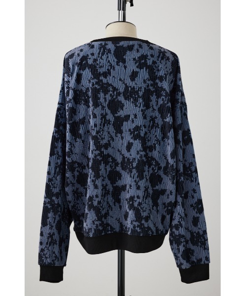 AZUL by moussy(アズールバイマウジー)の「ベロアプリーツトップス(Tシャツ/カットソー・メンズ・ホワイト系その他/グレー系その他・FREE)」の15枚目の写真
