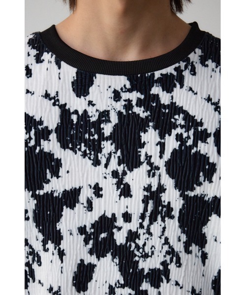 AZUL by moussy(アズールバイマウジー)の「ベロアプリーツトップス(Tシャツ/カットソー・メンズ・ホワイト系その他/グレー系その他・FREE)」の9枚目の写真