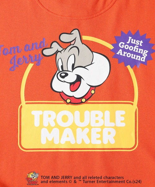 Tom&Jerry(トムアンドジェリー)の「TOM and JERRY(トムアンドジェリー)【メンズ】【WEB限定】クルーネックスウェット(スウェット・メンズ・ホワイト/ブラウン/オレンジ/ネイビー/ブラック・L/XL/M)」の10枚目の写真