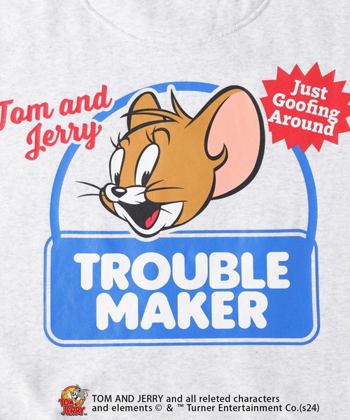 Tom&Jerry(トムアンドジェリー)の「TOM and JERRY(トムアンドジェリー)【メンズ】【WEB限定】クルーネックスウェット(スウェット・メンズ・ホワイト/ブラウン/オレンジ/ネイビー/ブラック・L/XL/M)」の12枚目の写真