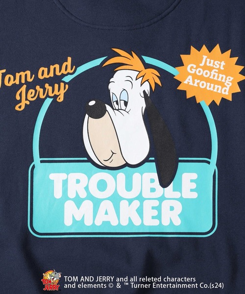 Tom&Jerry(トムアンドジェリー)の「TOM and JERRY(トムアンドジェリー)【メンズ】【WEB限定】クルーネックスウェット(スウェット・メンズ・ホワイト/ブラウン/オレンジ/ネイビー/ブラック・L/XL/M)」の16枚目の写真