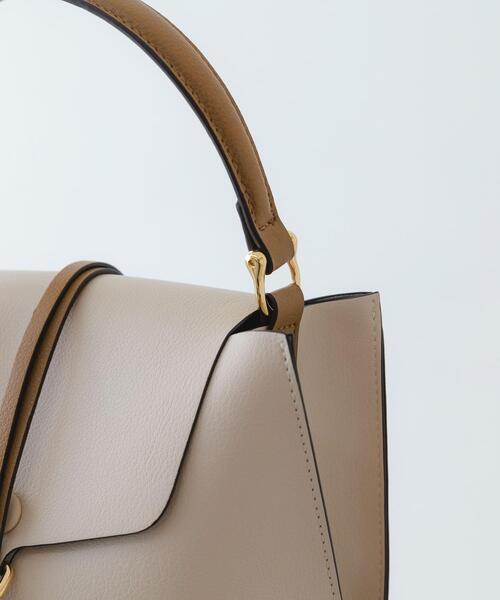 RODE SKO(ロデスコ)の「ワンハンドルフラップバッグ(ショルダーバッグ・レディース・グリーン系その他/ブラック/アイボリー/グレー・ONE)」の10枚目の写真