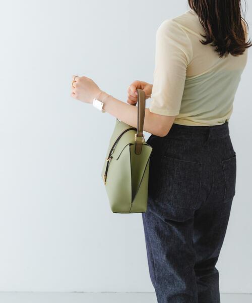 RODE SKO(ロデスコ)の「ワンハンドルフラップバッグ(ショルダーバッグ・レディース・グリーン系その他/ブラック/アイボリー/グレー・ONE)」の20枚目の写真