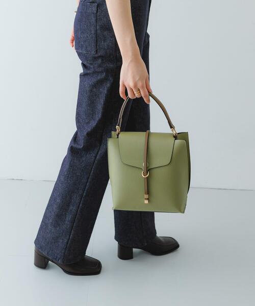 RODE SKO(ロデスコ)の「ワンハンドルフラップバッグ(ショルダーバッグ・レディース・グリーン系その他/ブラック/アイボリー/グレー・ONE)」の21枚目の写真