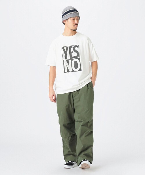 B:MING by BEAMS（ビーミングバイビームス）の「コットンナイロン オーバーパンツ（その他パンツ・メンズ・オリーブ/ブラック・L/M/S/XL）」の7枚目の写真