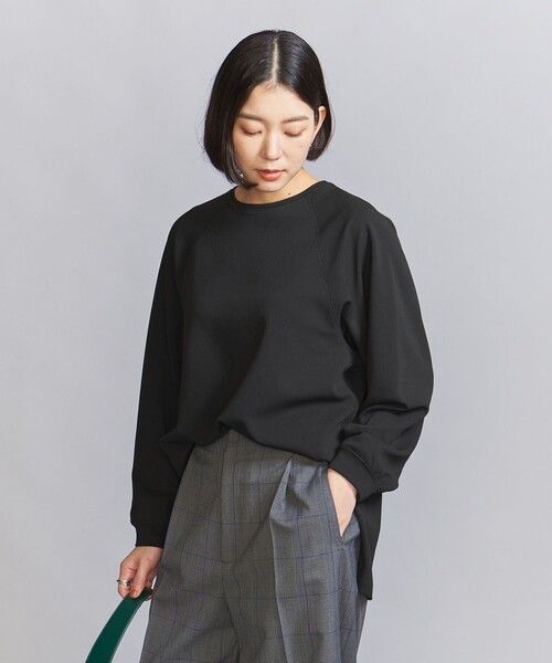 BEAUTY&YOUTH UNITED ARROWS(ビューティーアンドユースユナイテッドアローズ)の「【WEB限定】ドルマンスリーブ カットソー(Tシャツ/カットソー・レディース・モカ/ブラック/オフホワイト・FREE)」の1枚目の写真
