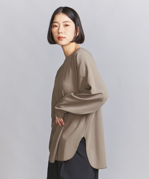BEAUTY&YOUTH UNITED ARROWS(ビューティーアンドユースユナイテッドアローズ)の「【WEB限定】ドルマンスリーブ カットソー(Tシャツ/カットソー・レディース・モカ/ブラック/オフホワイト・FREE)」の4枚目の写真