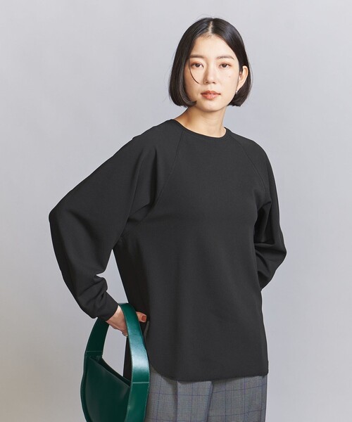 BEAUTY&YOUTH UNITED ARROWS(ビューティーアンドユースユナイテッドアローズ)の「【WEB限定】ドルマンスリーブ カットソー(Tシャツ/カットソー・レディース・モカ/ブラック/オフホワイト・FREE)」の8枚目の写真