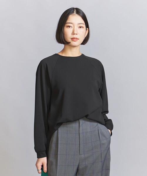 BEAUTY&YOUTH UNITED ARROWS(ビューティーアンドユースユナイテッドアローズ)の「【WEB限定】ドルマンスリーブ カットソー(Tシャツ/カットソー・レディース・モカ/ブラック/オフホワイト・FREE)」の9枚目の写真