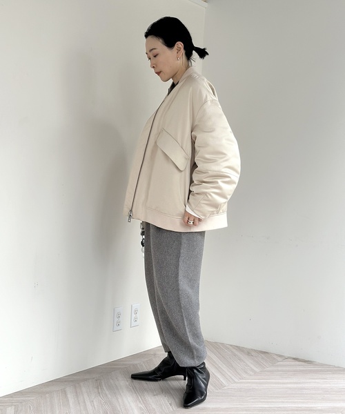 AP STUDIO（エーピーストゥディオ）の「カシミヤミックスニットパンツ（その他パンツ・レディース・チャコールグレー・36/38）」の5枚目の写真