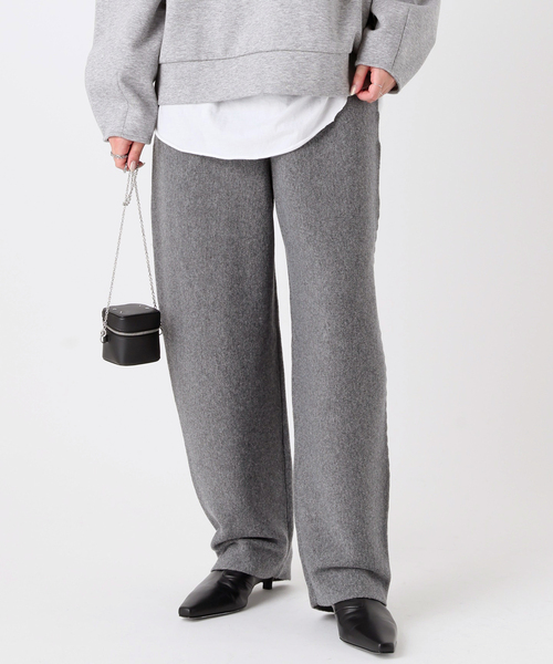 AP STUDIO（エーピーストゥディオ）の「カシミヤミックスニットパンツ（その他パンツ・レディース・チャコールグレー・36/38）」の7枚目の写真