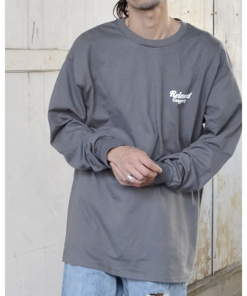 MODISH GAZE(モディシュガゼ)の「【MODISH GAZE】スモーキングガール RelaxedロンT(CP)(Tシャツ/カットソー・メンズ・ブラック系2/ブラック系1/ホワイト系1・LARGE/X-LARGE/MEDIUM)」の10枚目の写真