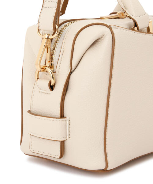 EDIT COLOGNE（エディットコロン）の「ミニボストンバッグ（ボストンバッグ・レディース・ホワイト/ブラウン/ブラック・ﾌﾘ-）」の10枚目の写真