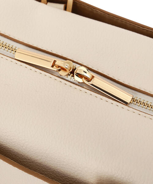 EDIT COLOGNE（エディットコロン）の「ミニボストンバッグ（ボストンバッグ・レディース・ホワイト/ブラウン/ブラック・ﾌﾘ-）」の12枚目の写真