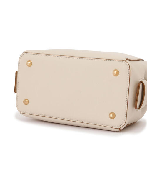 EDIT COLOGNE（エディットコロン）の「ミニボストンバッグ（ボストンバッグ・レディース・ホワイト/ブラウン/ブラック・ﾌﾘ-）」の13枚目の写真