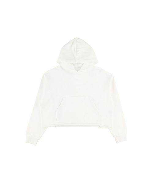 ALEXIA STAM（アリシアスタン）の「Distressed Cropped Hoodie /クロップドダメージフーディー（スウェット・レディース・ヘザーグレー/ホワイト/ネイビー・FREE）」の18枚目の写真