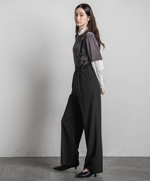 MAYSON GREY(メイソングレイ)の「ラメラインシアーベロアTシャツ≪手洗い可能≫(Tシャツ/カットソー・レディース・イエロー・M)」の16枚目の写真