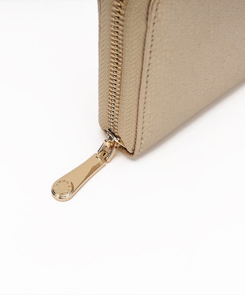 MERCURYDUO（マーキュリーデュオ）の「【MERCURYDUO/マーキュリーデュオ】メタリッククラック調型押し　ラウンド長財布（財布・レディース・シルバー/ブラック/グレイッシュベージュ/ゴールド/ピンク・FREE）」の18枚目の写真