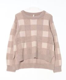 TOKYO SHIRTS | 【Pitta Re:)】 ジャカードニットプルオーバー チェック レディース(ニット/セーター)