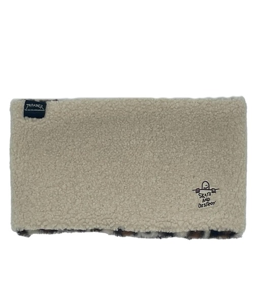 THRASHER（スラッシャー）の「THRASHER/スラッシャー ネックウォーマー REVERSIBLE NECK WARMER 防寒 24TH-K50（ネックウォーマー/スヌード・メンズ・ホワイト/グレー/ブラック・FREE）」の2枚目の写真