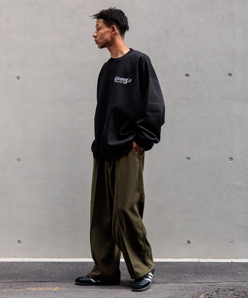 NUMERALS(ヌメラルズ)の「【NUMERALS】起毛ワイドスラックス(スラックス・メンズ・ブラック/カーキ・MEDIUM/LARGE)」の22枚目の写真