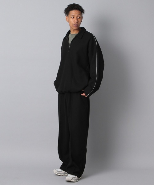 NUMERALS(ヌメラルズ)の「【NUMERALS】起毛ワイドスラックス(スラックス・メンズ・ブラック/カーキ・MEDIUM/LARGE)」の16枚目の写真