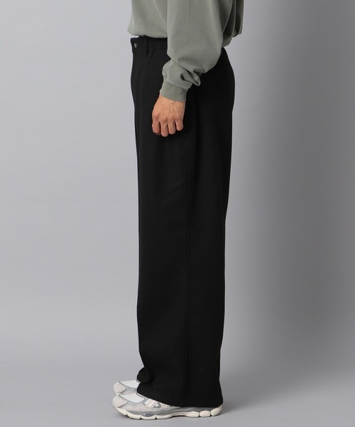 セール】【NUMERALS】起毛ワイドスラックス（スラックス）｜NUMERALS