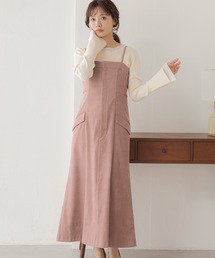 mysty woman | フロントZIPキャミワンピース2 288545(ジャンパースカート)