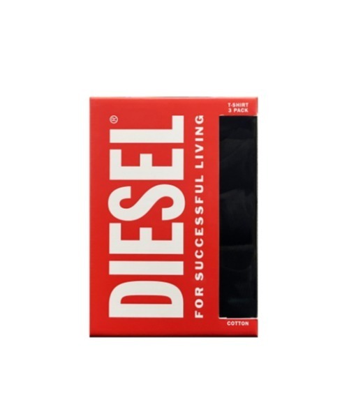 DIESEL(ディーゼル)の「メンズ Tシャツ 3枚パック RANDAL-D-BOX-3PACK(インナーウェア/肌着・メンズ・ブラック/マルチ/ホワイト・LARGE/MEDIUM/X-LARGE/XX-LARGE/SMALL)」の4枚目の写真