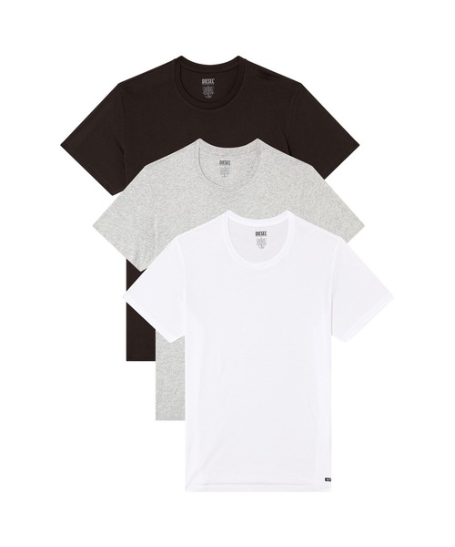 DIESEL(ディーゼル)の「メンズ Tシャツ 3枚パック RANDAL-D-BOX-3PACK(インナーウェア/肌着・メンズ・ブラック/マルチ/ホワイト・LARGE/MEDIUM/X-LARGE/XX-LARGE/SMALL)」の7枚目の写真