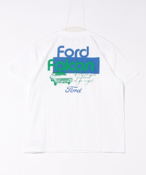 GOOD ROCK SPEED(グッドロックスピード)の「【GOOD ROCK SPEED】25FOD009W ”Ford” Tシャツ/フォード/車(Tシャツ/カットソー・メンズ・ホワイト/チャコール・XL/L/M)」の3枚目の写真