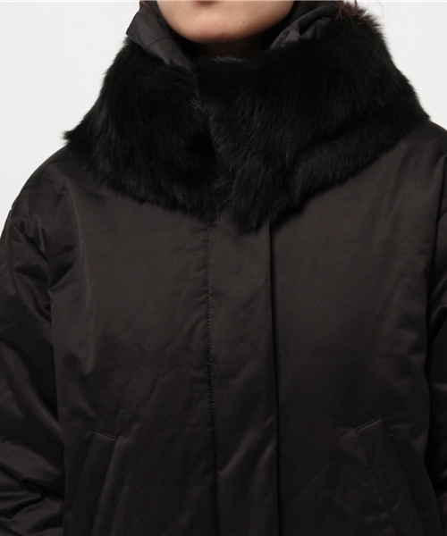 OUTLET（アウトレット）の「【DouDou】SA/ライナー付ウールCO（その他アウター・レディース・ブラック・SMALL）」の5枚目の写真