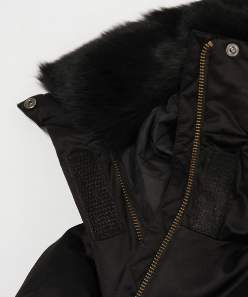 OUTLET（アウトレット）の「【DouDou】SA/ライナー付ウールCO（その他アウター・レディース・ブラック・SMALL）」の15枚目の写真