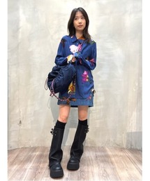 Desigual | フラワープリント ミニスカート(スカート)
